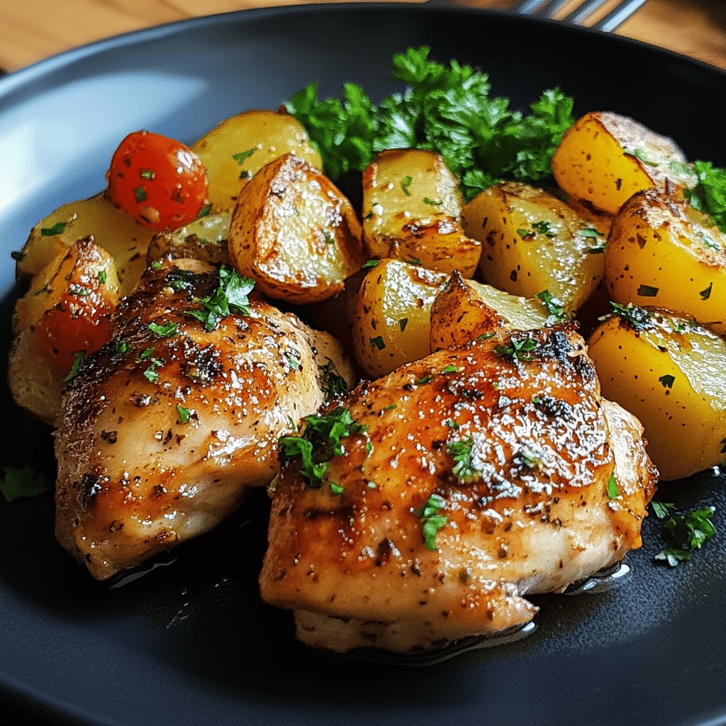 Frango Assado com Batatas