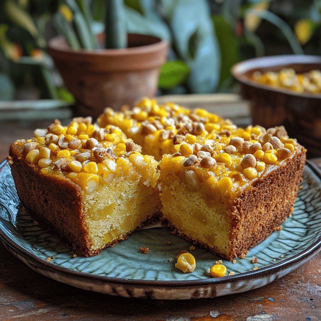 Bolo de Milho com Milharina