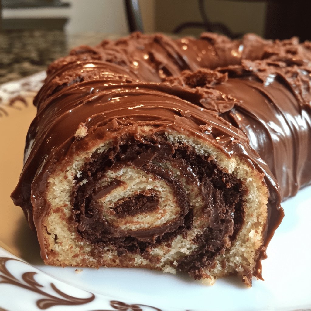 Rocambole de Chocolate