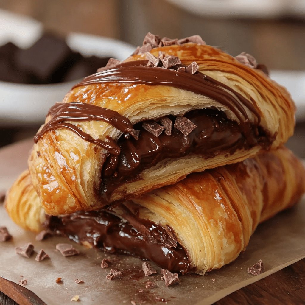 Pain au Chocolat Caseiro