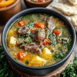 Caldo de Mandioca com Carne