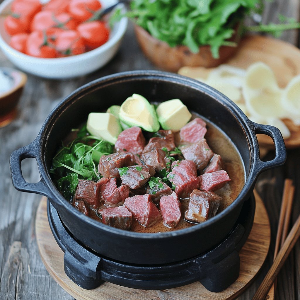Fondue de Carne Saudável