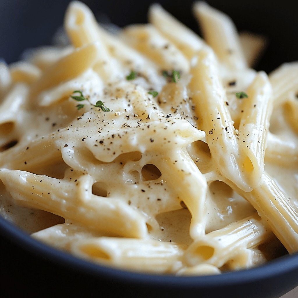 Penne ao Molho Branco Rápido