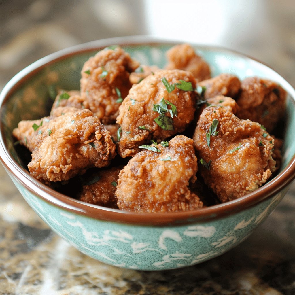 Coração de Frango Frito