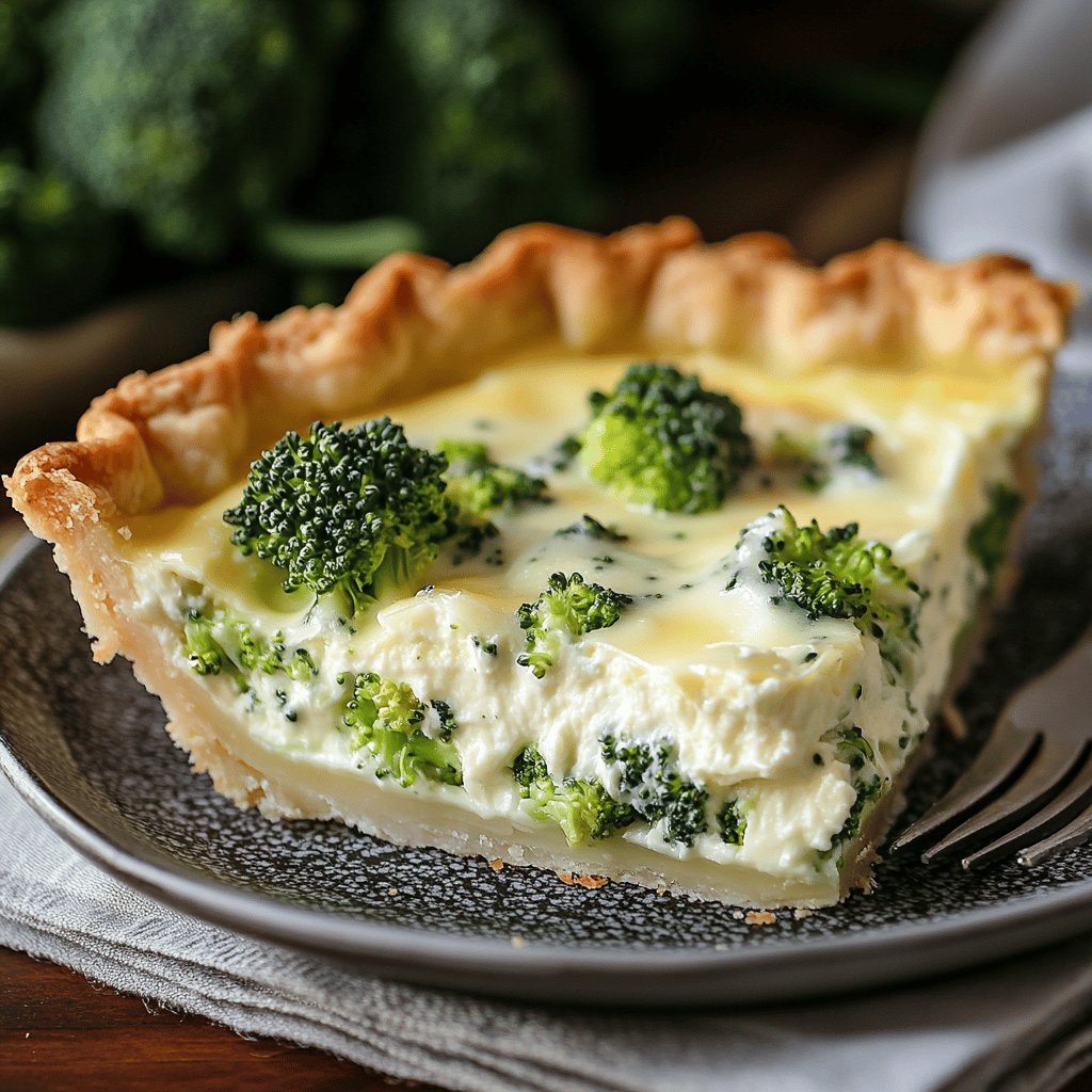 Torta de Brócolis e Requeijão