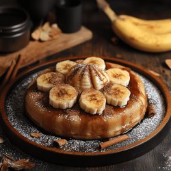 Panqueca de Banana e Canela