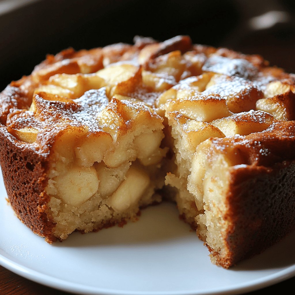 Bolo de Maçã Simples