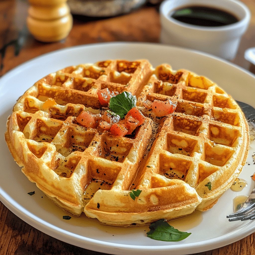 Waffle Tradicional Salgado