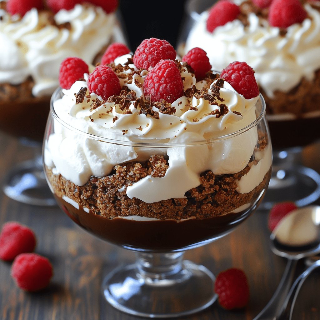 Pavê de Brigadeiro com Chantilly