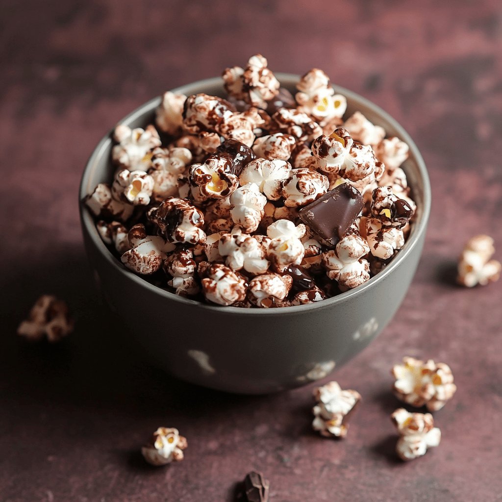 Pipoca de Chocolate Deliciosa