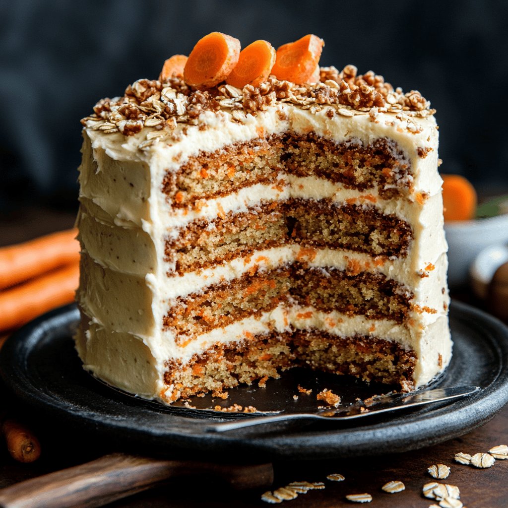 Bolo de Cenoura com Aveia