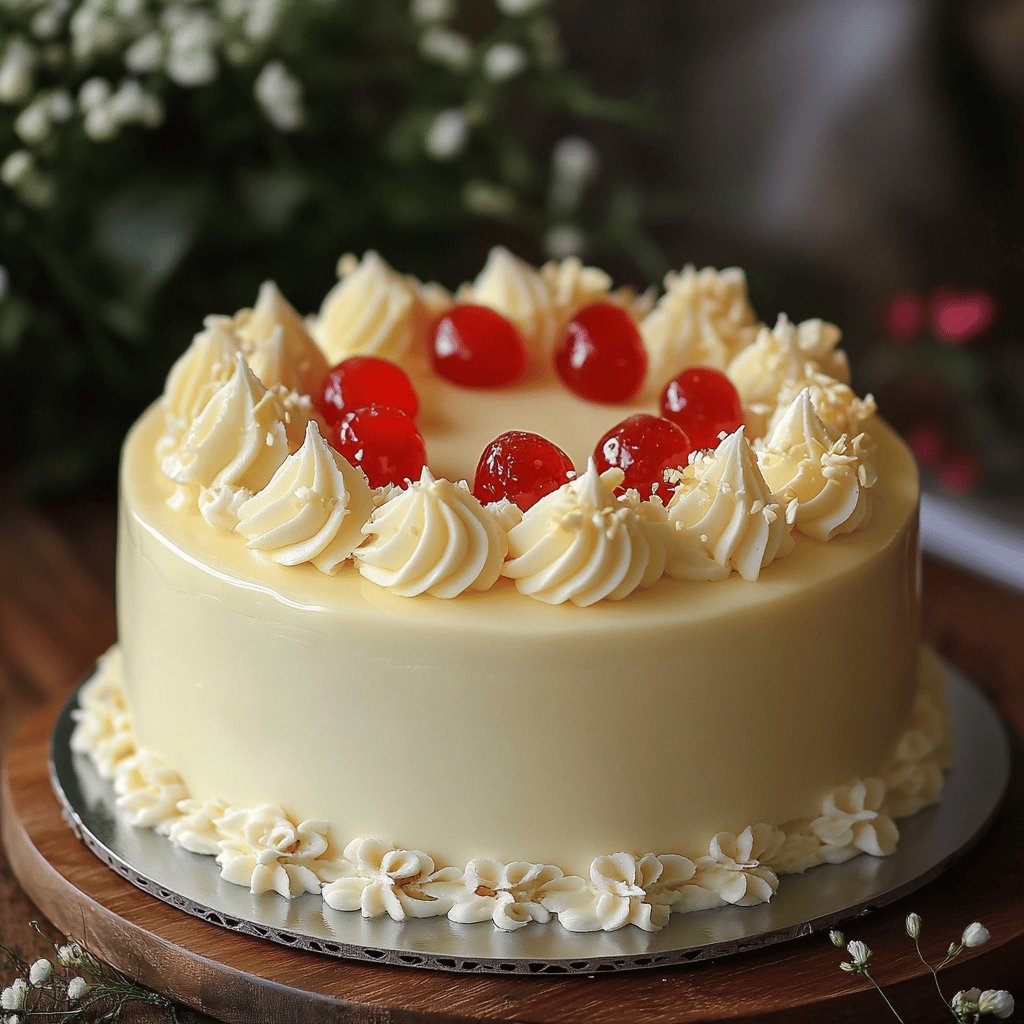 Delicioso Bolo de Chocolate Branco