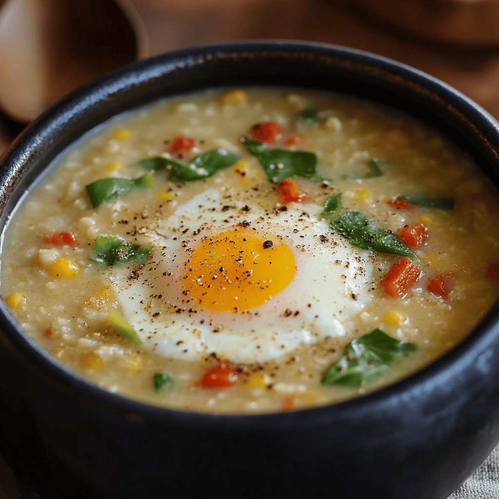 Sopa de Fubá com Ovos