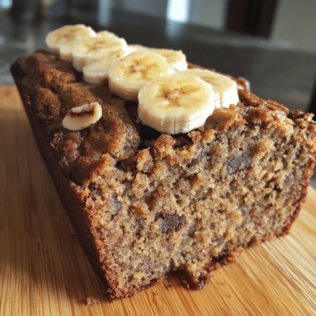 Pão de Banana Saudável