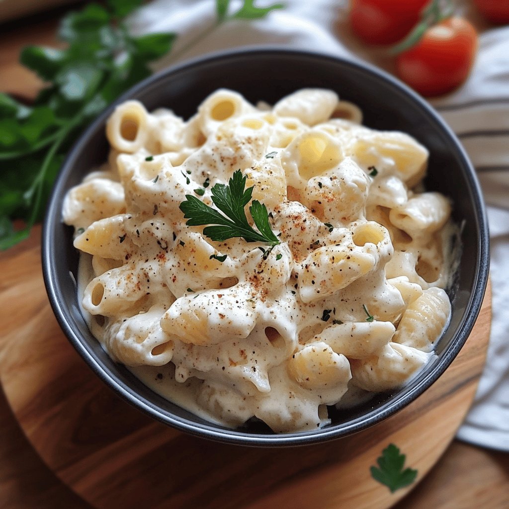 Macarrão Cremoso com Requeijão