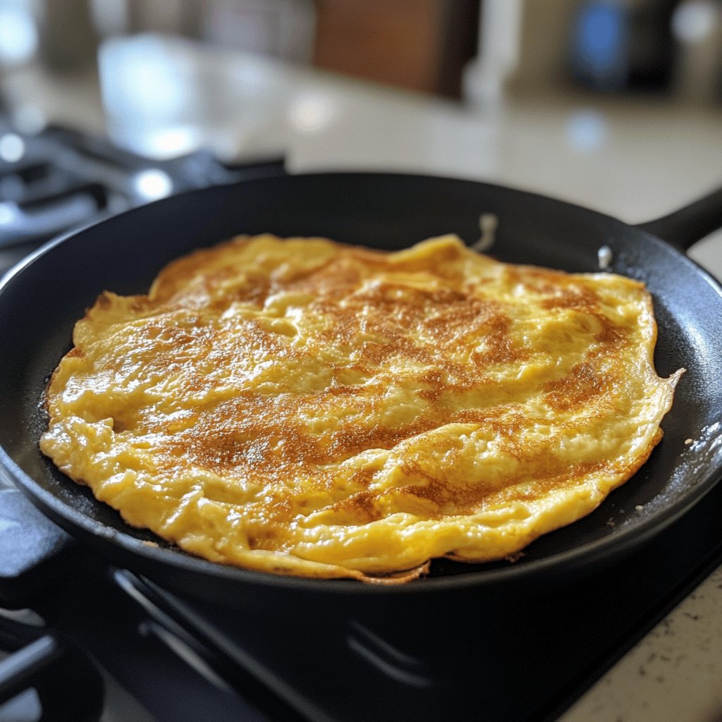 Omelete de Queijo Simples