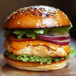 Hambúrguer de Frango Saudável