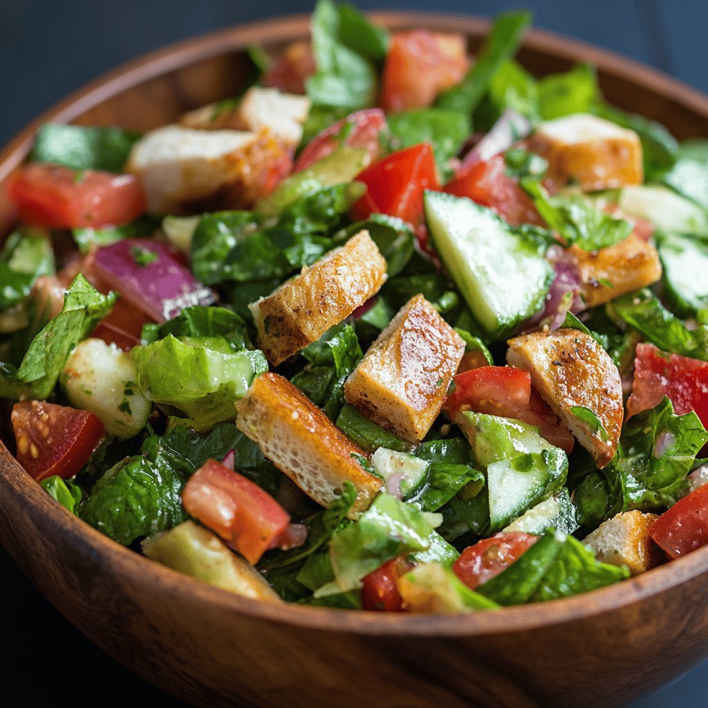 Salada Fatuche Simples e Deliciosa