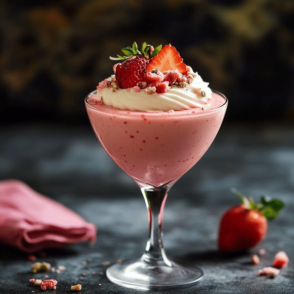 Mousse de Morango Rápida
