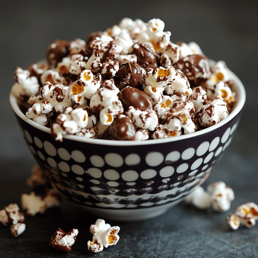 Deliciosa Pipoca de Chocolate