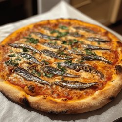 Pizza de Sardinha Deliciosa
