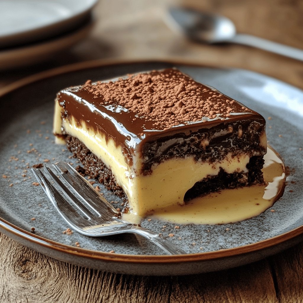 Bolo de Chocolate com Pudim