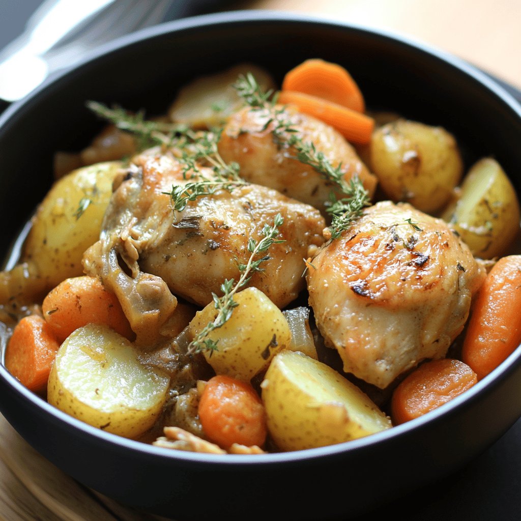 Frango com Legumes na Pressão