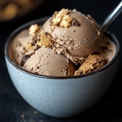 Sorvete de Chocolate com Crocante