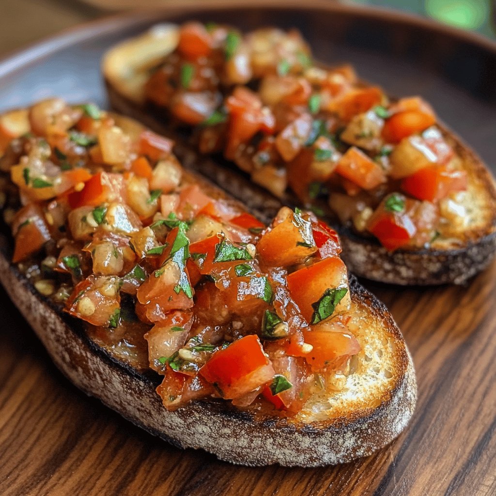 Bruschetta Clássica de Tomate