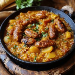 Farofa de Linguiça Simples