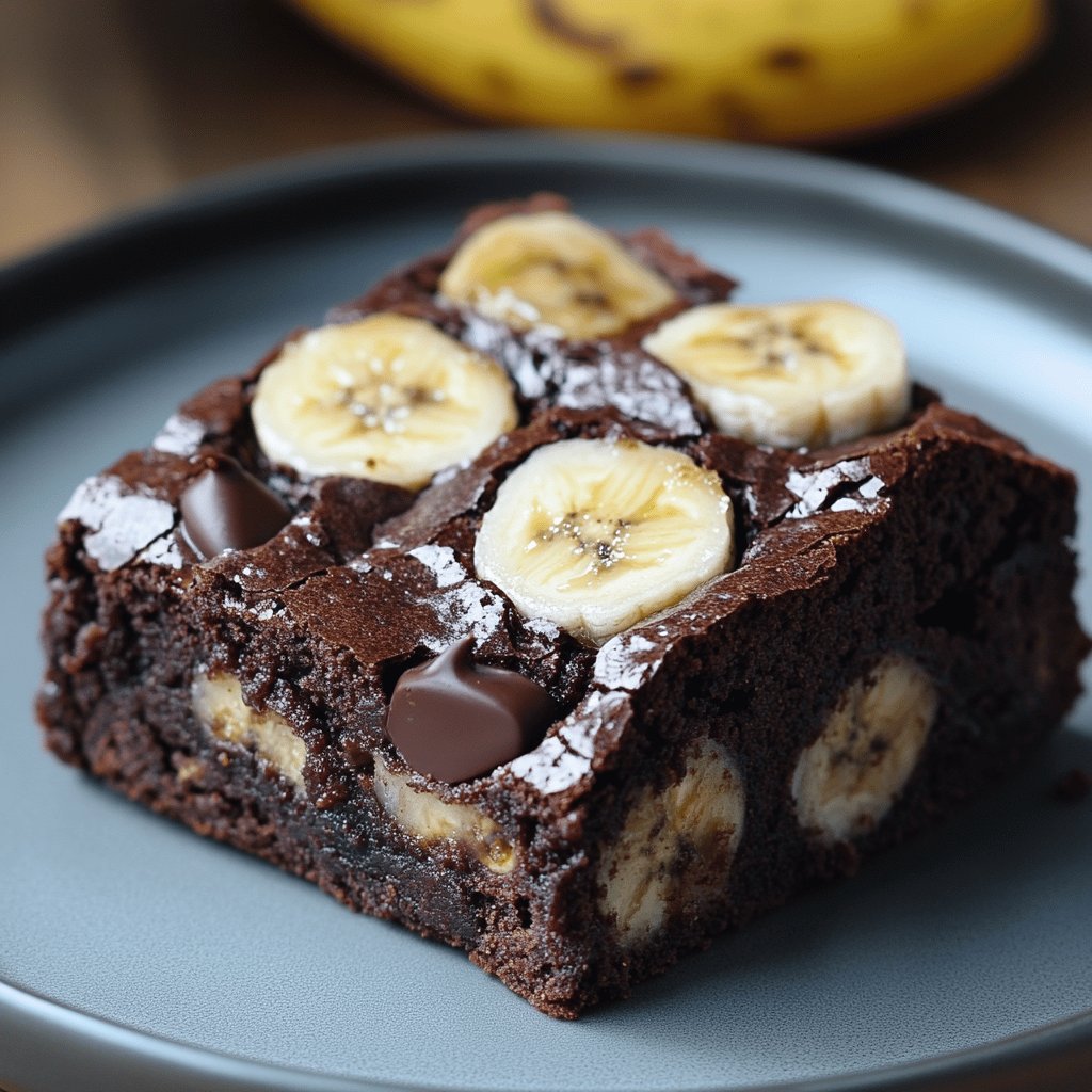 Brownie de Chocolate com Banana