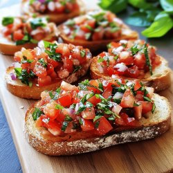 Bruschetta Italiana Clássica