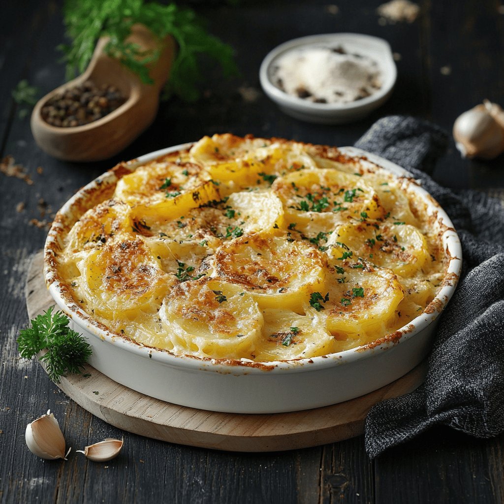 Klassisches Kartoffelgratin