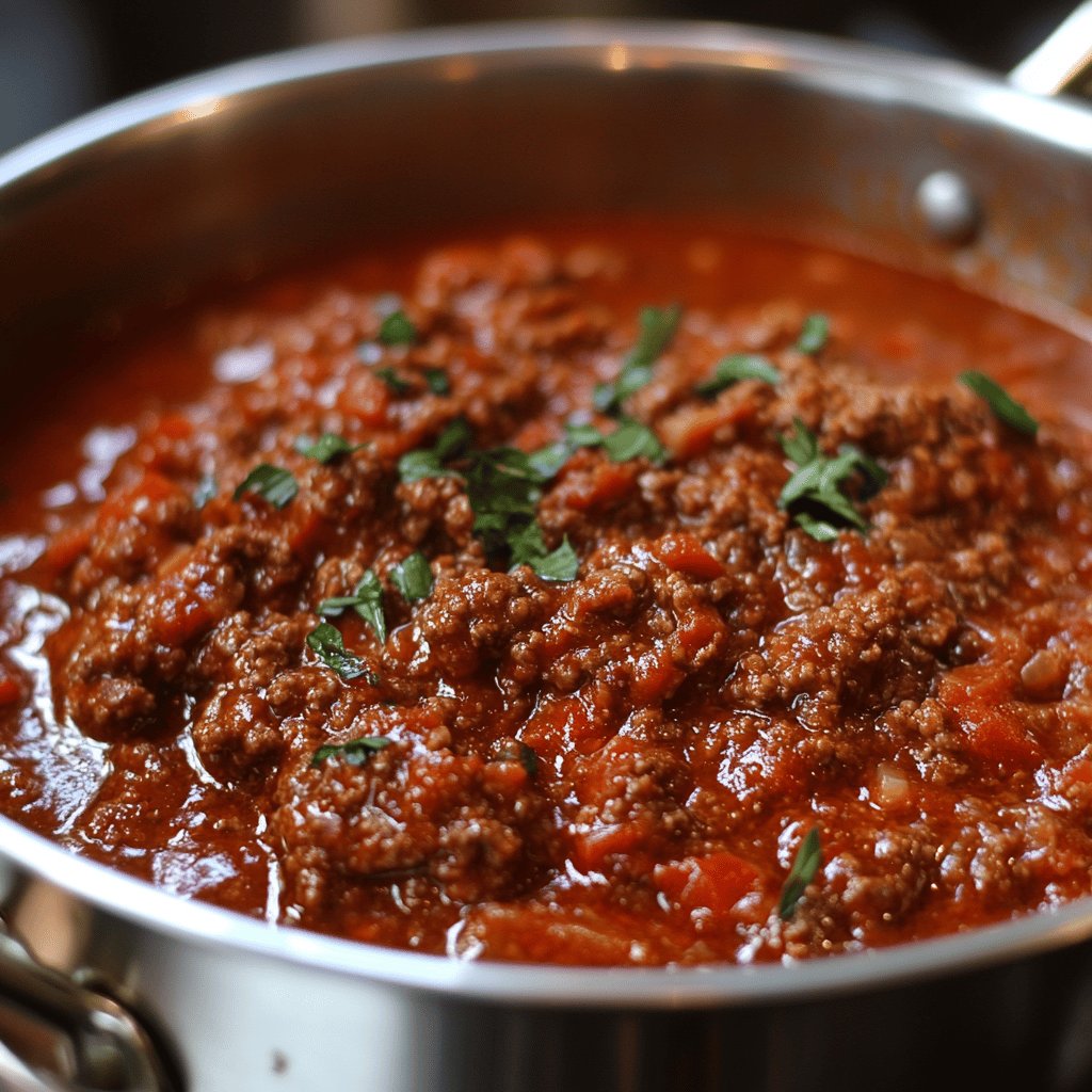 Klassische Bolognese Sauce