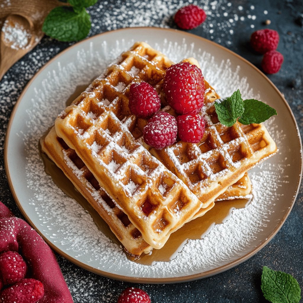 Einfacher Waffelteig