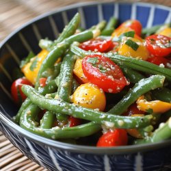 Erfrischender Grüner Bohnensalat