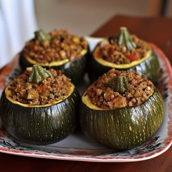 Gefüllte Zucchini mit Hackfleisch