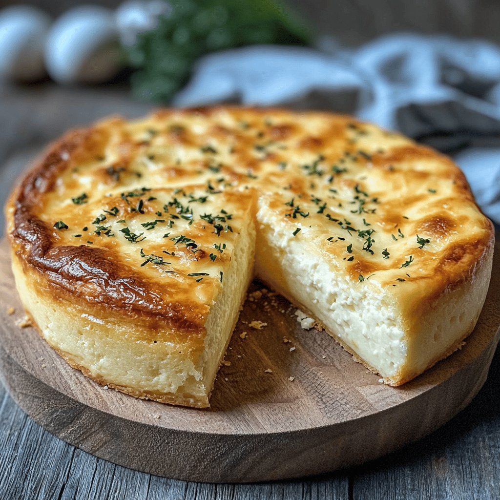 Einfacher Käsekuchen ohne Boden