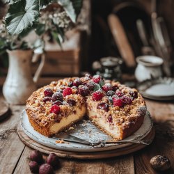 Pflaumenkuchen mit Streuseln