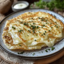 Knusprige Langos mit Käse