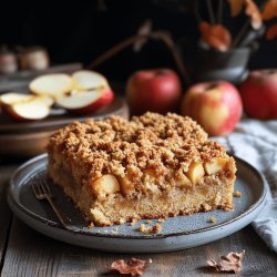 Klassischer Apfelkuchen mit Streuseln