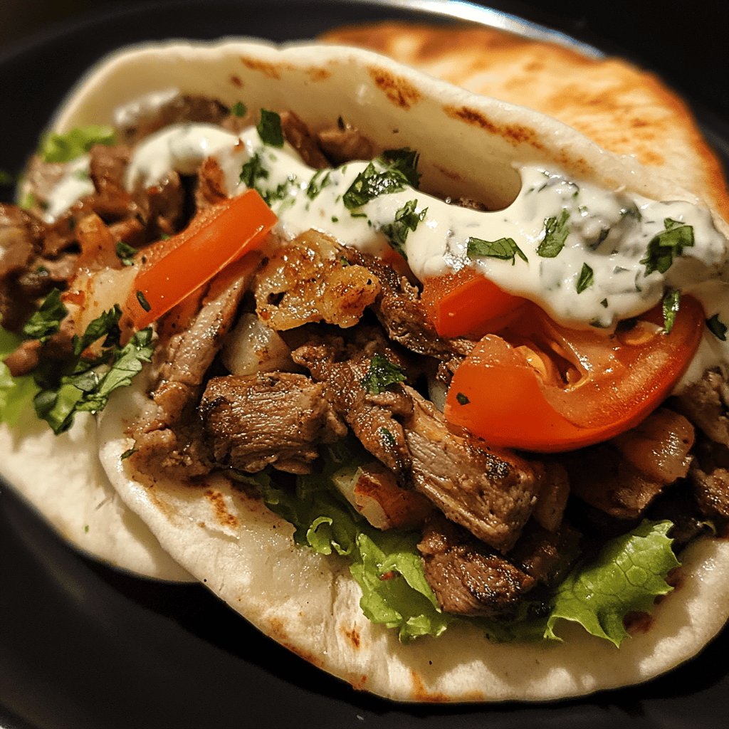 Hausgemachtes Gyros