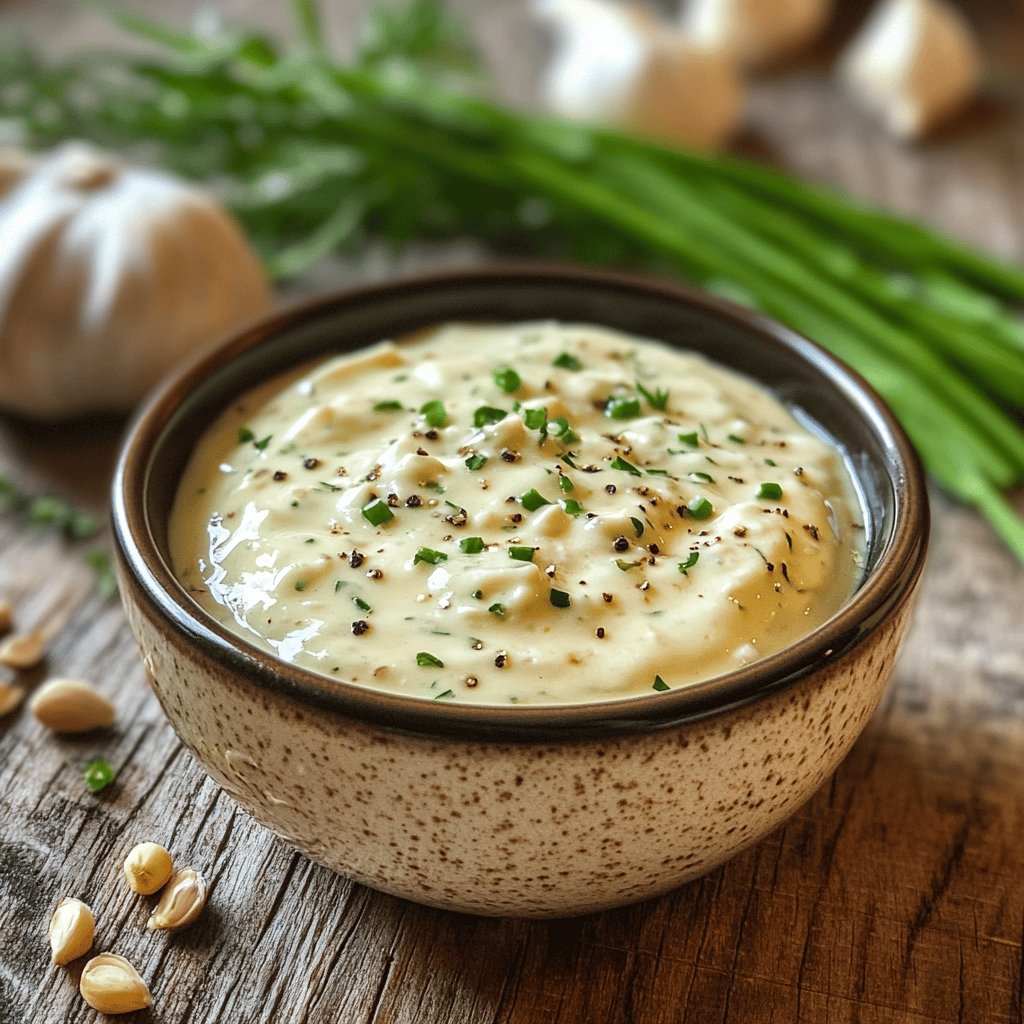 Klassische Aioli-Sauce