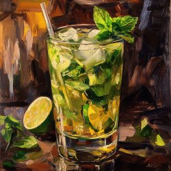 Erfrischender Mojito-Cocktail