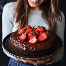 Einfacher saftiger Schokokuchen