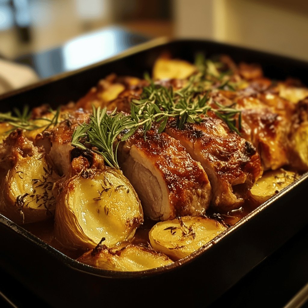 Klassischer Hackbraten aus dem Ofen