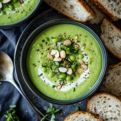 Spargelcremesuppe aus Schalen