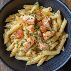 Schnelle Lachs-Pasta