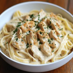 Klassisches Chicken Alfredo