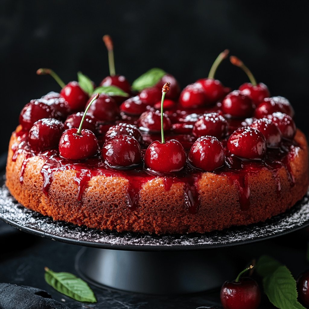 Einfacher Kirschkuchen